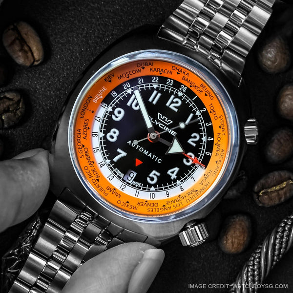 GLYCINE 自動巻き腕時計　エアマン Glycine Watches: Past, Present and Promising Future | Strapcode