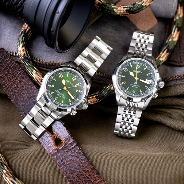 seiko アルピニスト sarb017 ライスブレス アンクルストラップ 時計ベルト バンド 腕時計バンド Uncle アンクル Beads of Rice