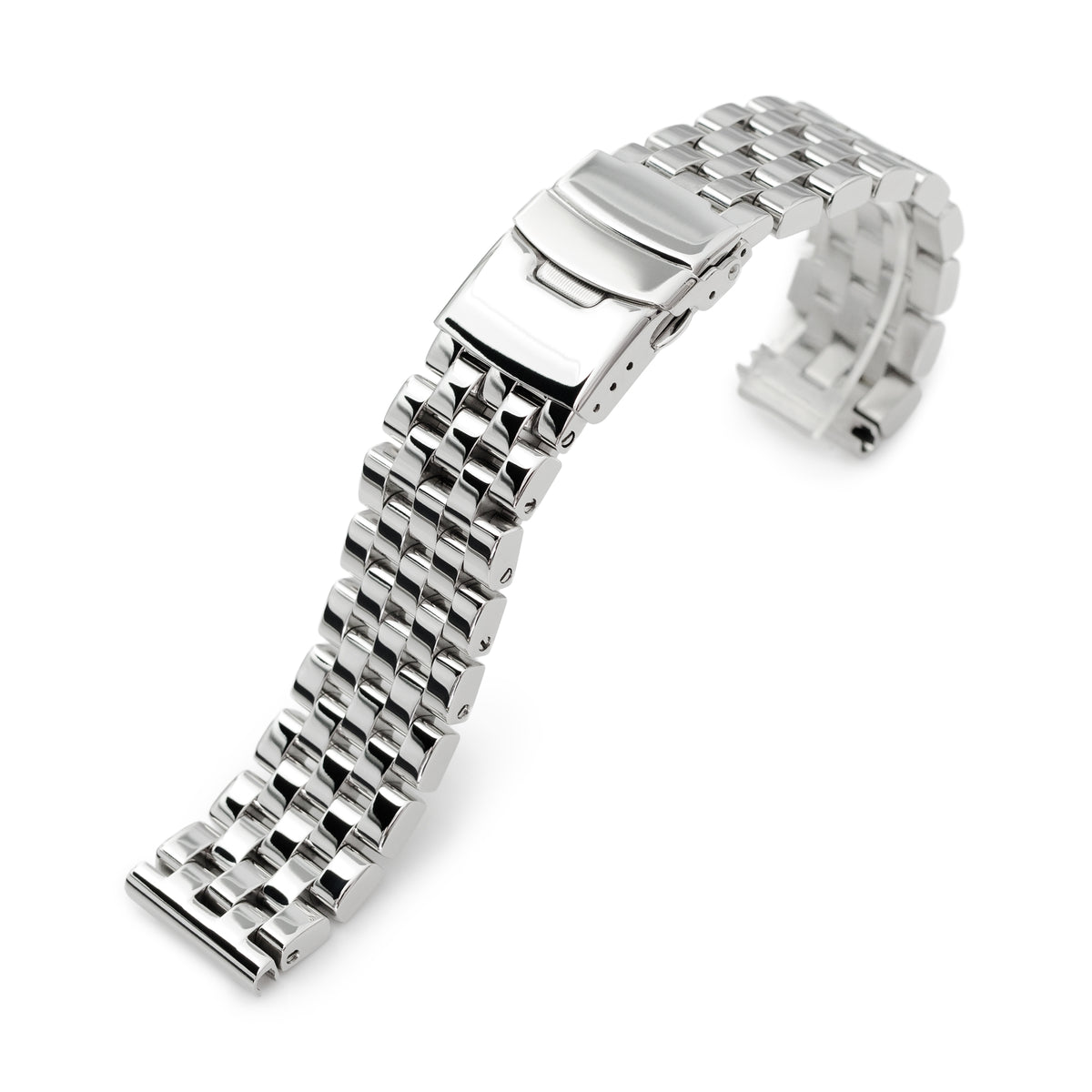 Polished Watch Band Straight End, Super Engineer I 316L Stainless Steel