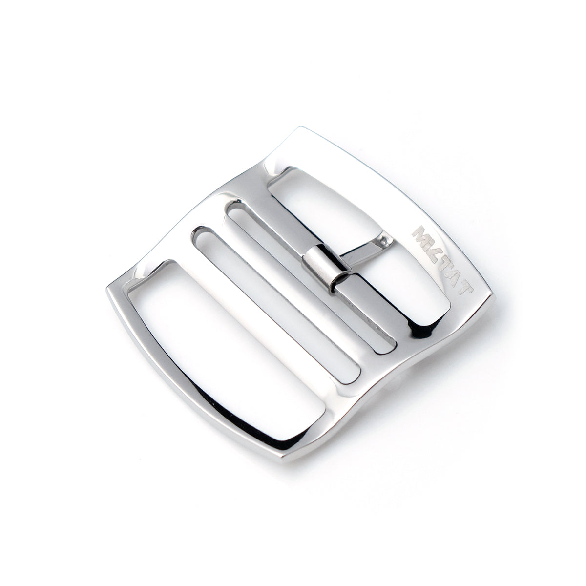 20mm 22mm Solid 316L Stainless Steel Ladder Lock Slider tang buckle Polished Strapcode Buckles