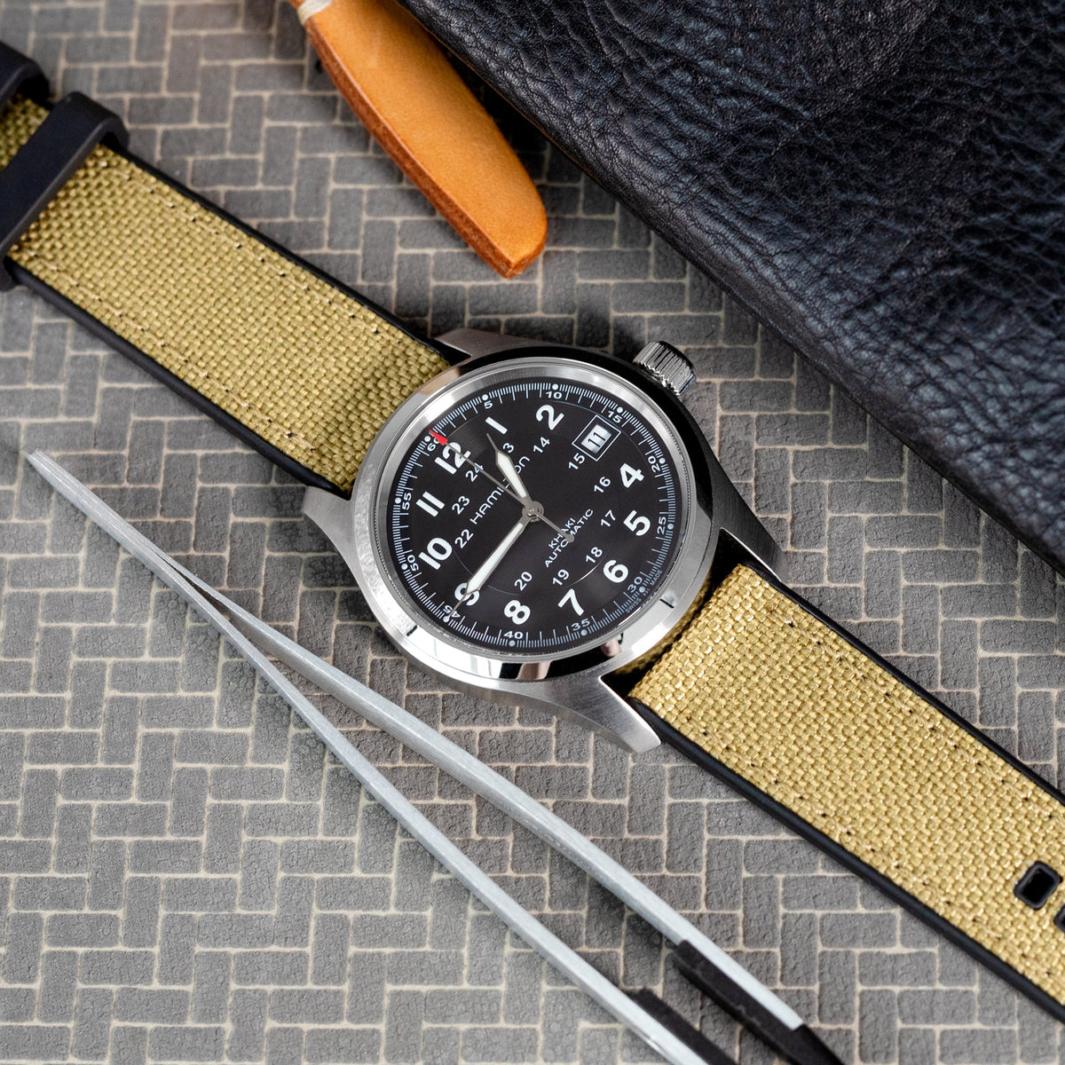 Hamilton Khaki Field Automatic 38mm Men Watch H70455733 Strapcode Watch Bands