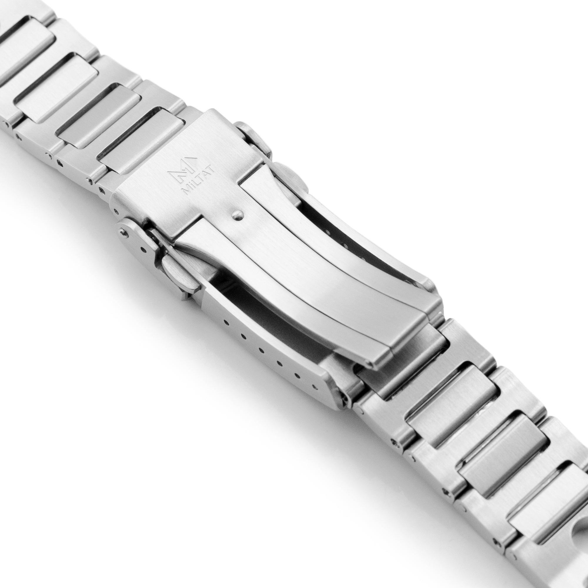 20mm Rollball version II Watch Band for Seiko SSC813P1, 316L Stainless Steel Brushed V-Clasp Strapcode Watch Bands