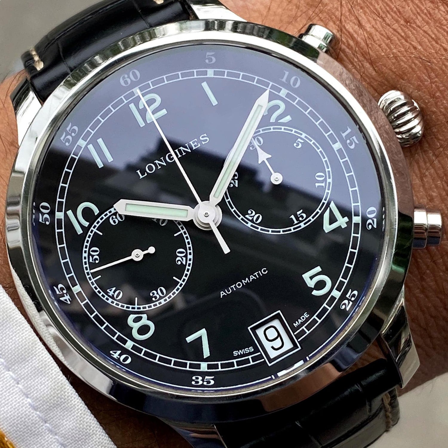Simple, Yet Timeless Elegance Of Longines Heritage Military 1938 Chronograph