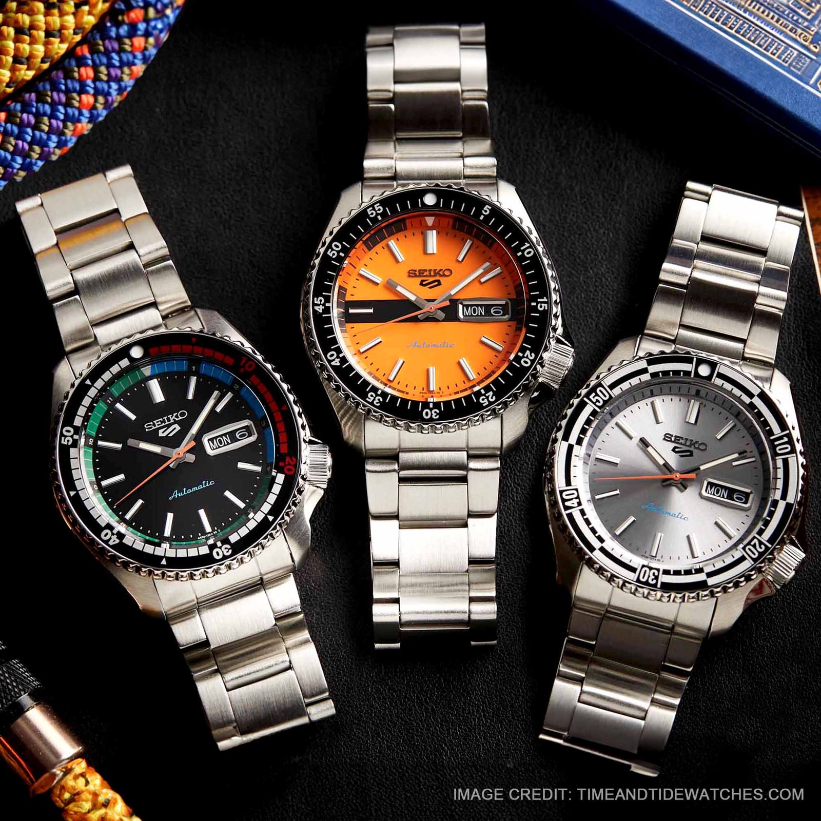 SEIKO 5 Sports SRPB87K1 Orologio Automatico Silver Dial SEIKO 5 Sports SRPB87K1 Orologio Automatico Silver Dial