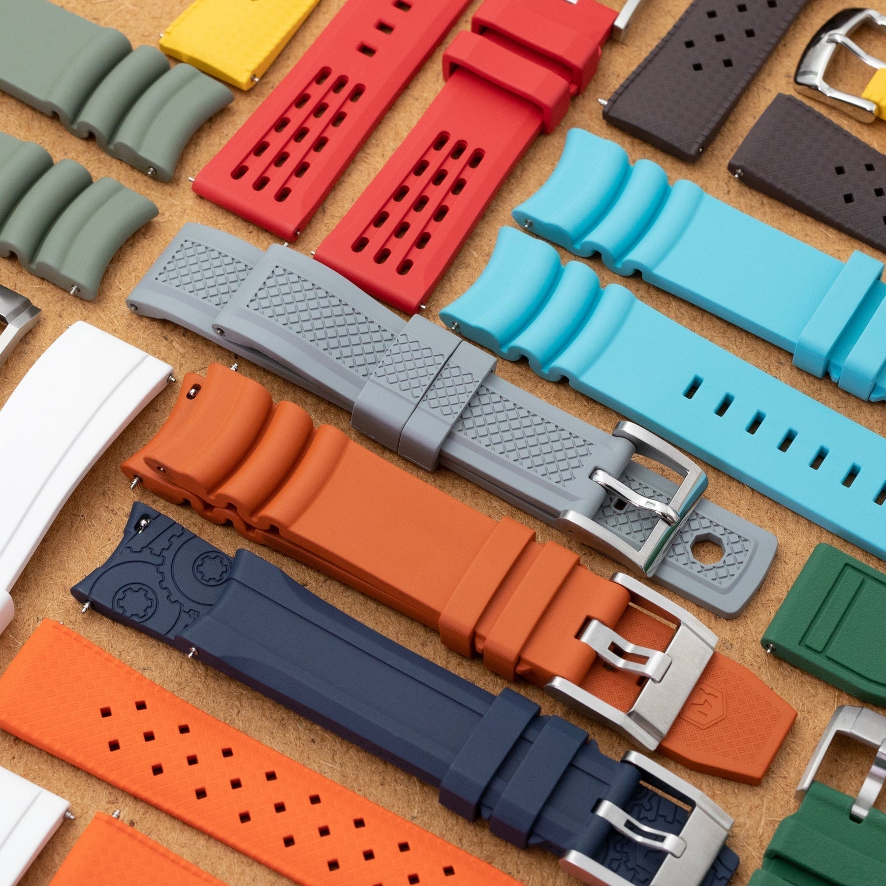 Watch Banf Which Type of Rubber Watch Band is the Best | Strapcode FKM straps