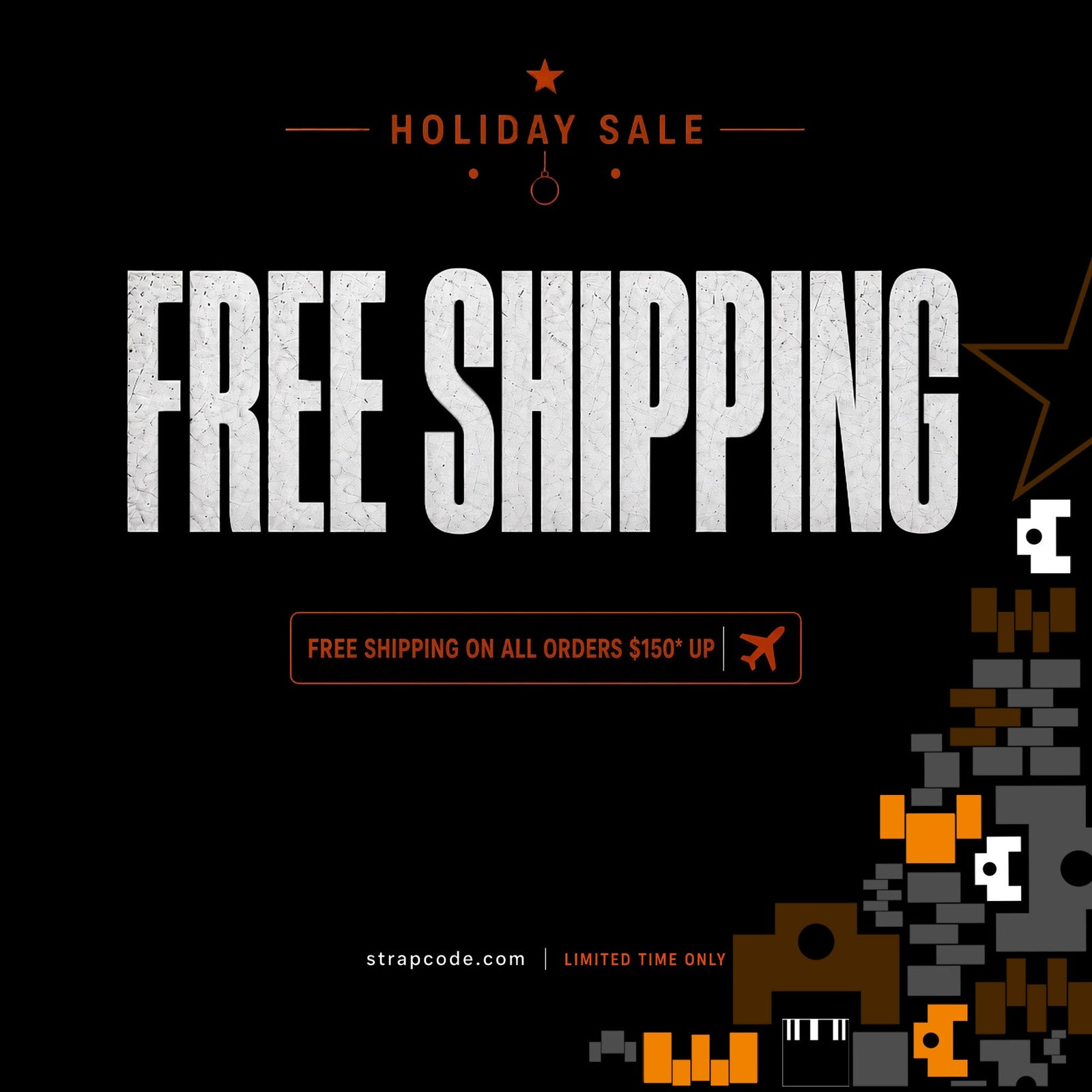 Strapcode Holiday 2026 Complimentary Shipping