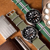 Authentic Green-Inspired Seiko Watches and Watch Strap Combinations