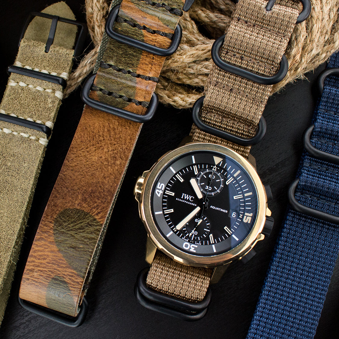 10-Nato-straps-IWC-379503-Aquatimer strapcode watch bands