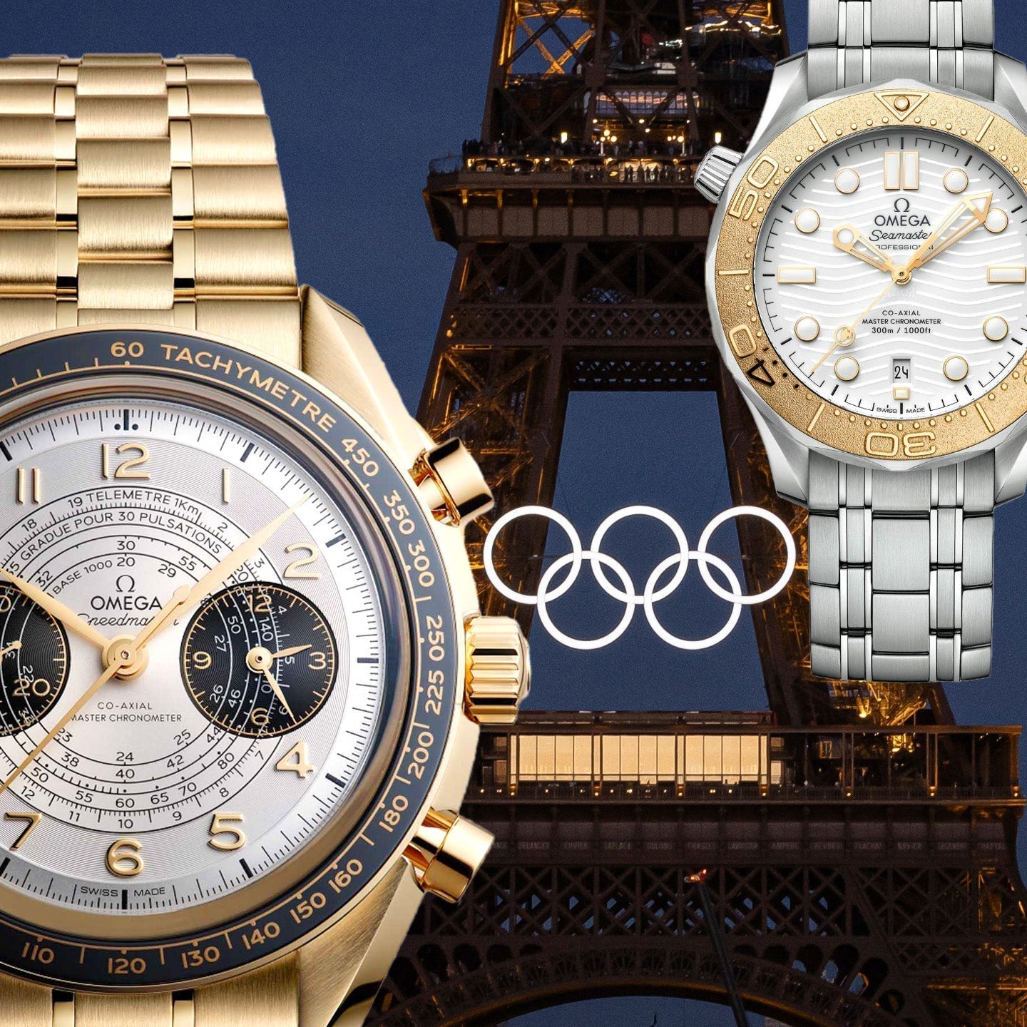 Omega 2024 Paris Olympic Special Edition | Strapcode Watch Bands