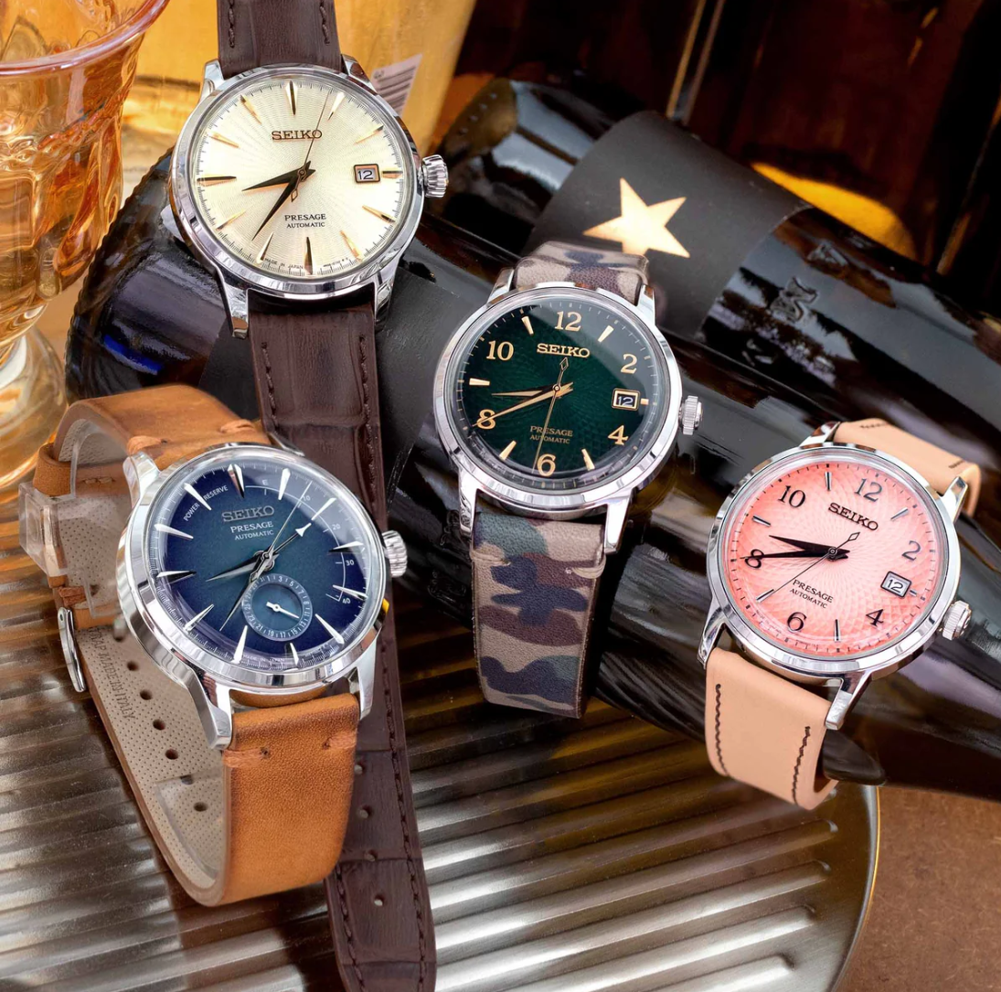 The Seiko Presage Cocktail Gleams Resplendently on Summer Nights