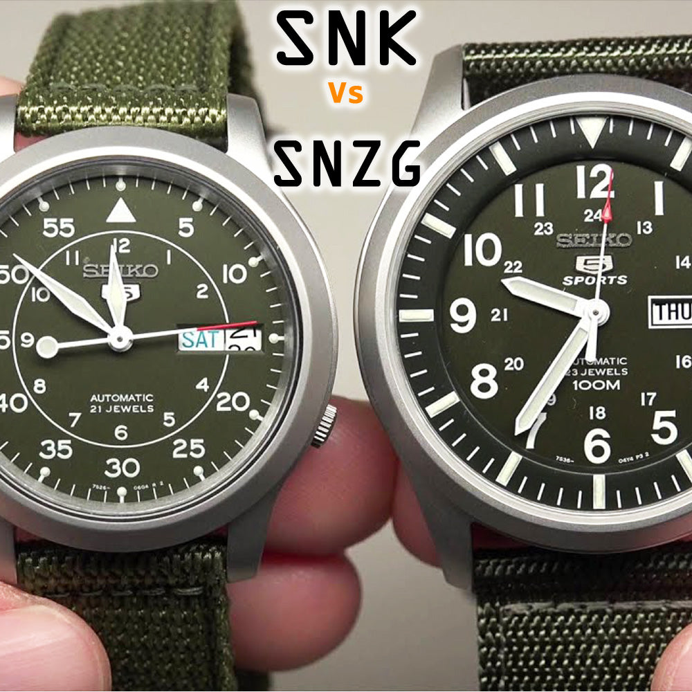 Seiko 5 SNZG, SNK's Successor & Most Affordable Auto Military Field Wa Strapcode