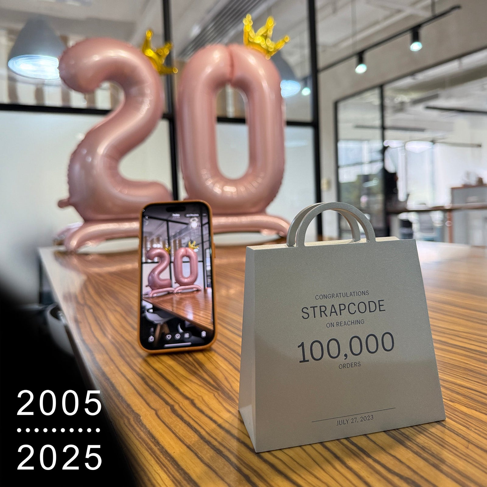 Strapcode 20 Years Together Thank You Celebration Sales Campaign