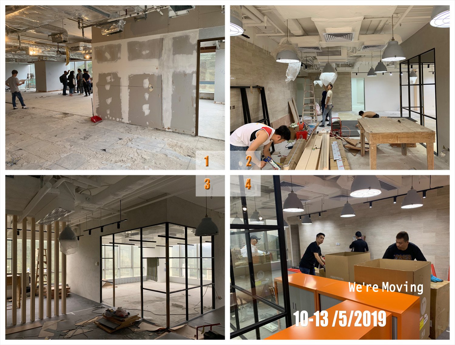 We're MOVING !! 10-13 May, to the 27th Floor