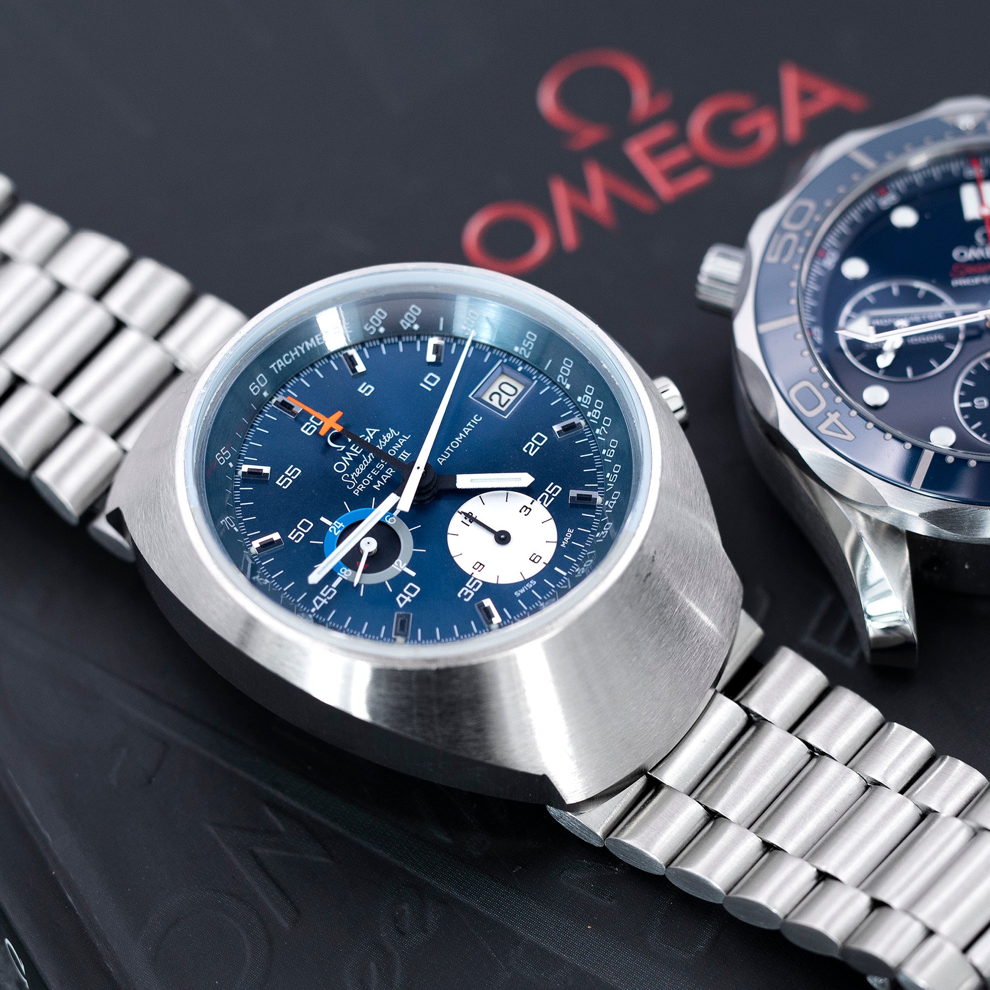 Omega SM300 w/ Mesh Bracelet Built with Replacement Parts & Purchased on  Chrono24 | Omega Forums