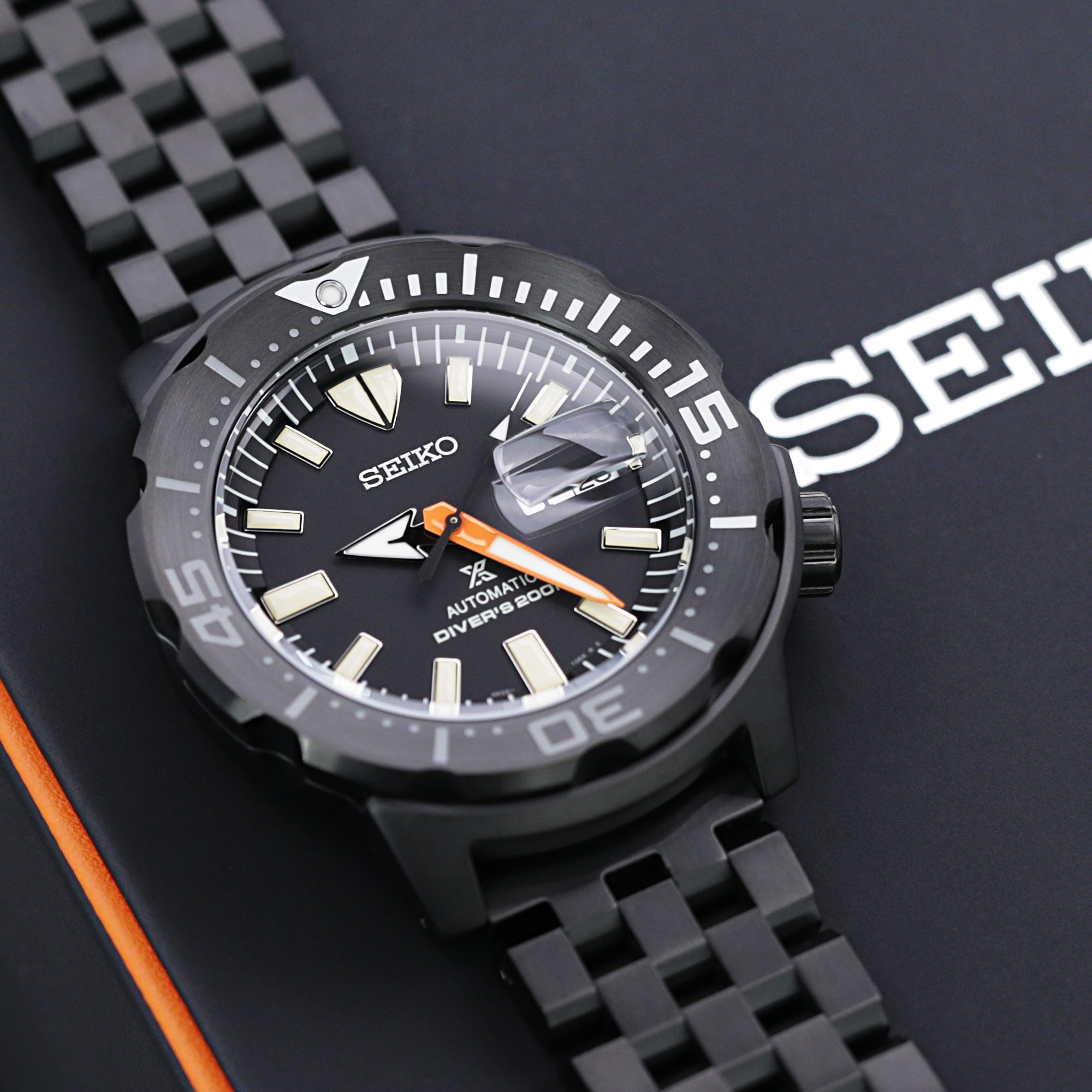 Seiko Prospex MONSTER Black Series LE SRPH13K1 | Strapcode watch