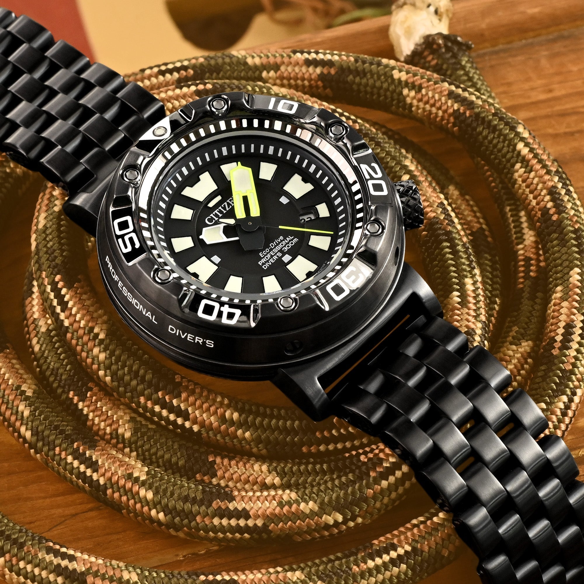 0177 Color Code Citizen Promaster BN0177-05E Review Solar Dive Watch Guide | Strapcode