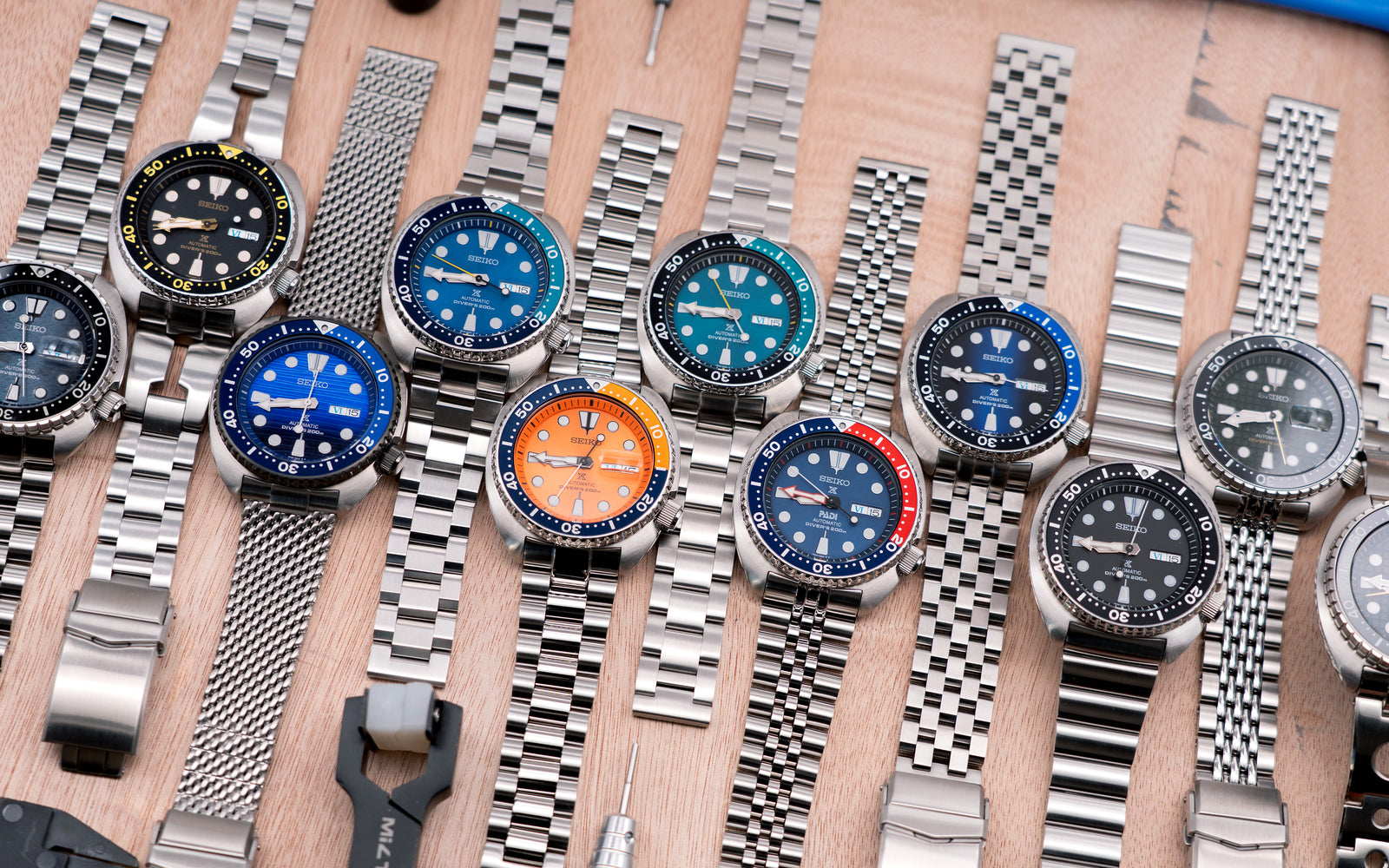 Oyster Bracelet (Seiko SPB31x Slim Turtle) – Uncle Straps