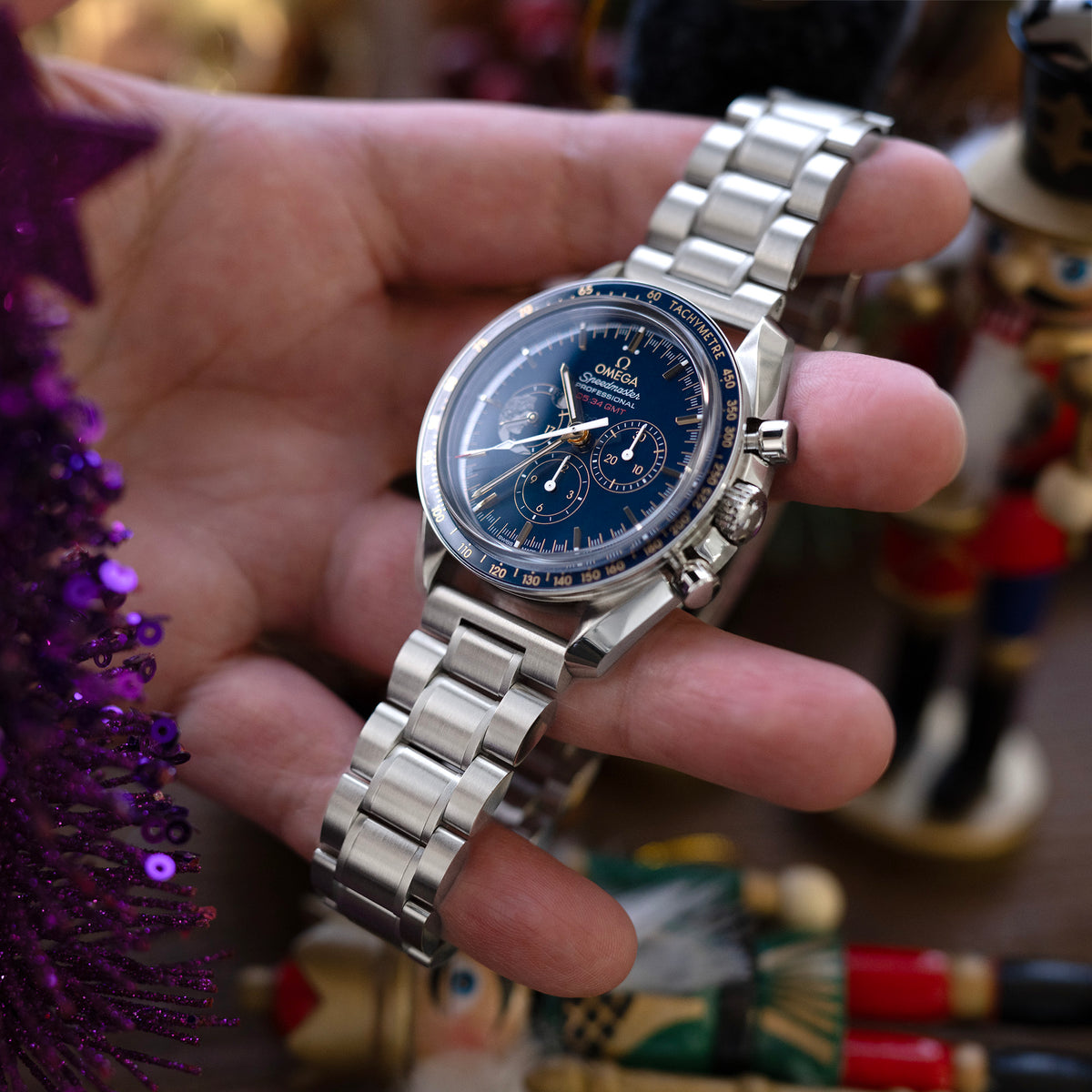 20mmまたは22mm エントワイン（プルツイスト）QRウォッチバンド ストレートエンド クイックリリース、316Lステンレススチール ブラッシュドVクラスプ