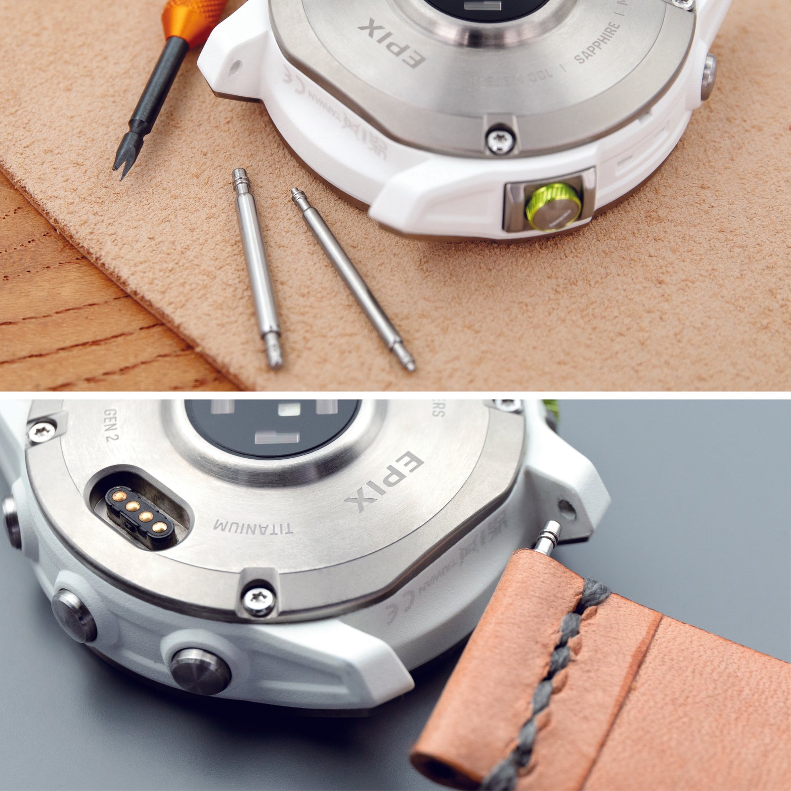 Garmin Forerunner/Fenix/Epix 20/22/26mm Generic Spring Bars 2.0/1.6mm Generic Spring Bars from Strapcode