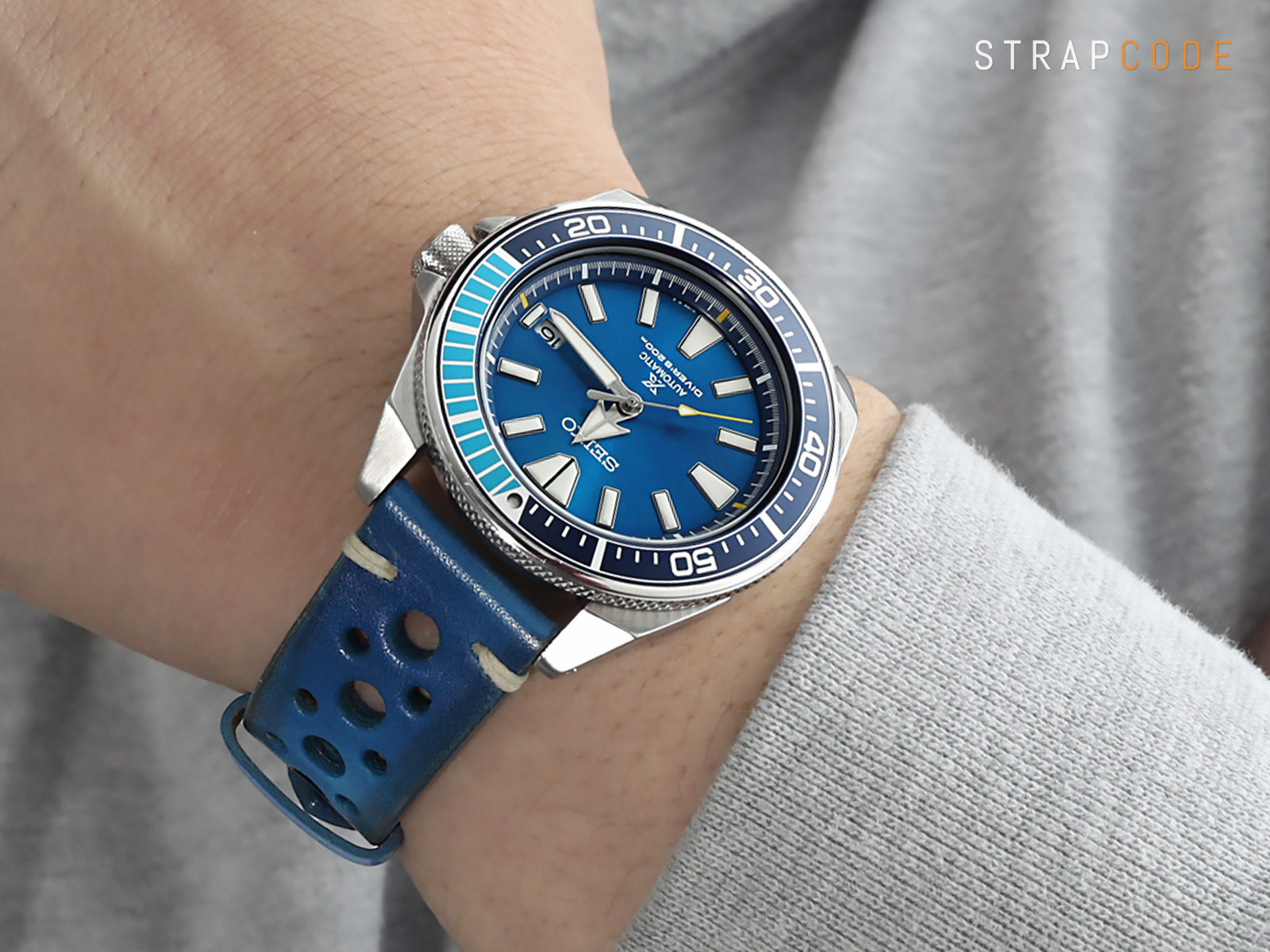 Seiko Prospex Samurai SRPB09 Blue Lagoon