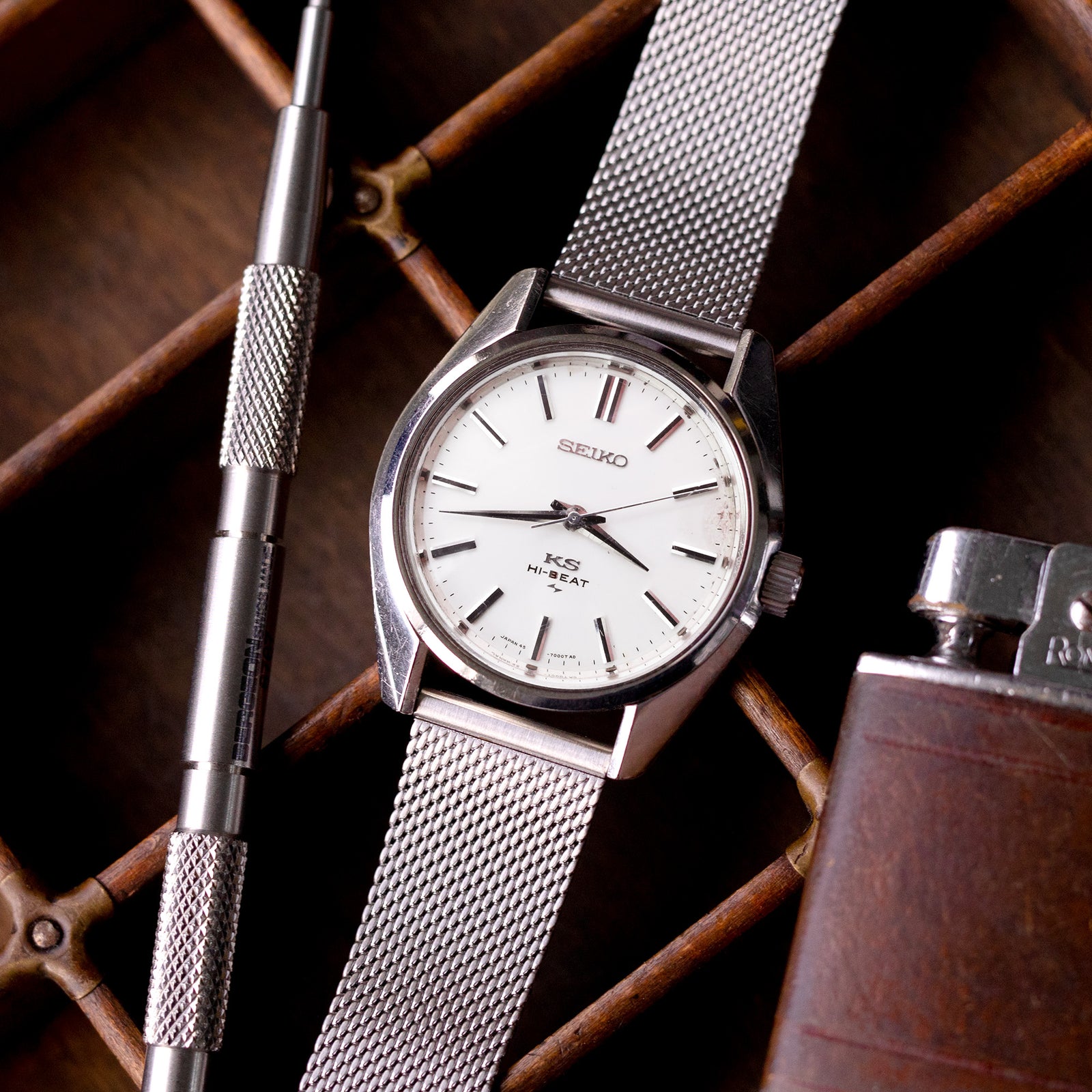 Quick Release Classic Superfine Polish Mesh Watch Band Strapcode