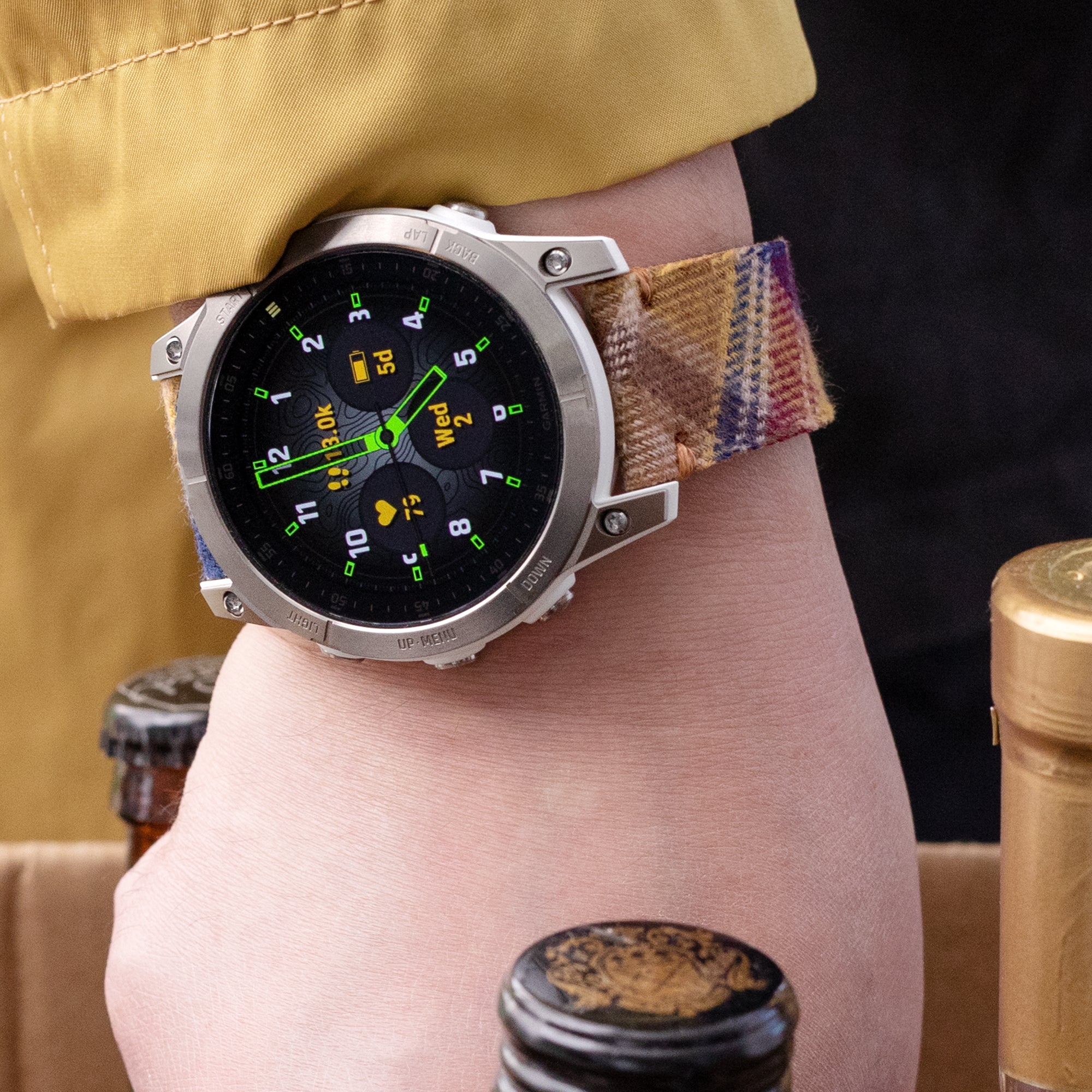 Garmin EPIX Gen 2 Sapphire Titanium GPS Watch 47 mm watch band by Strapcode