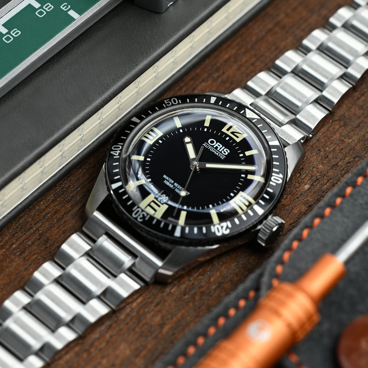 20mmまたは22mm エントワイン（プルツイスト）QRウォッチバンド ストレートエンド クイックリリース、316Lステンレススチール ブラッシュドVクラスプ