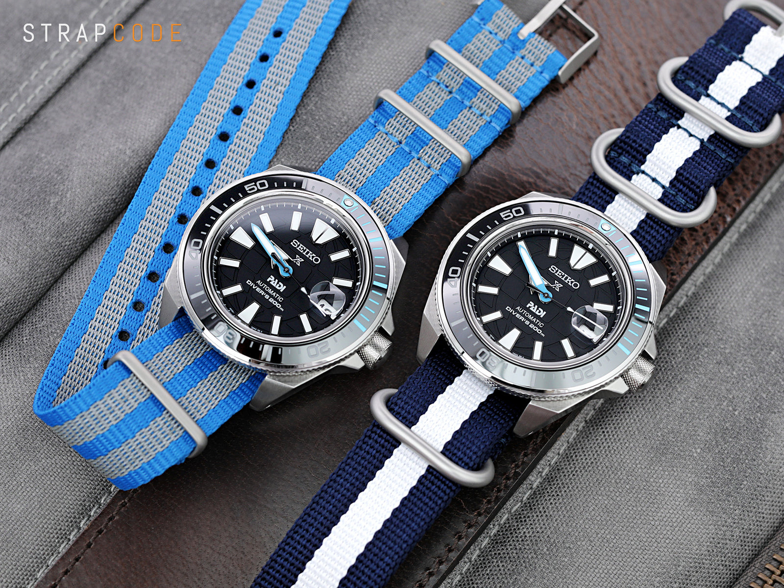 Seiko Prospex King Samurai PADI Watch SRPG21K1 pair watch bands from Strapcode