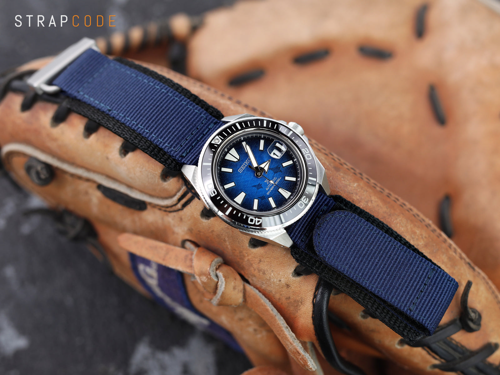 Seiko Prospex King Samurai - Save The Ocean SRPE33K1 pair watch bands from Strapcode