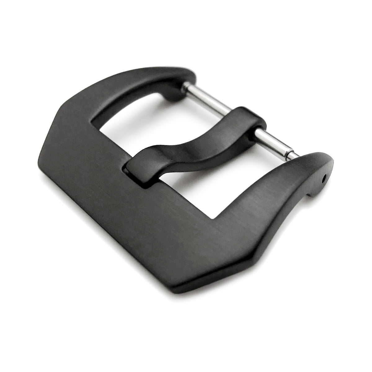 20mm, 22mm High Quality 316L Stainless Steel Spring Bar type Tongue Buckle, PVD Black finish