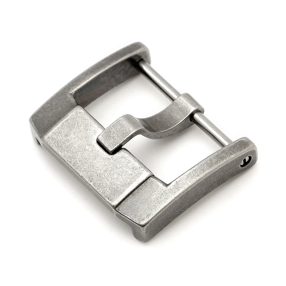 18mm, 20mm or 22mm Stainless Steel 316L Screw-in Buckle IWC-Style Retro Raw Finish