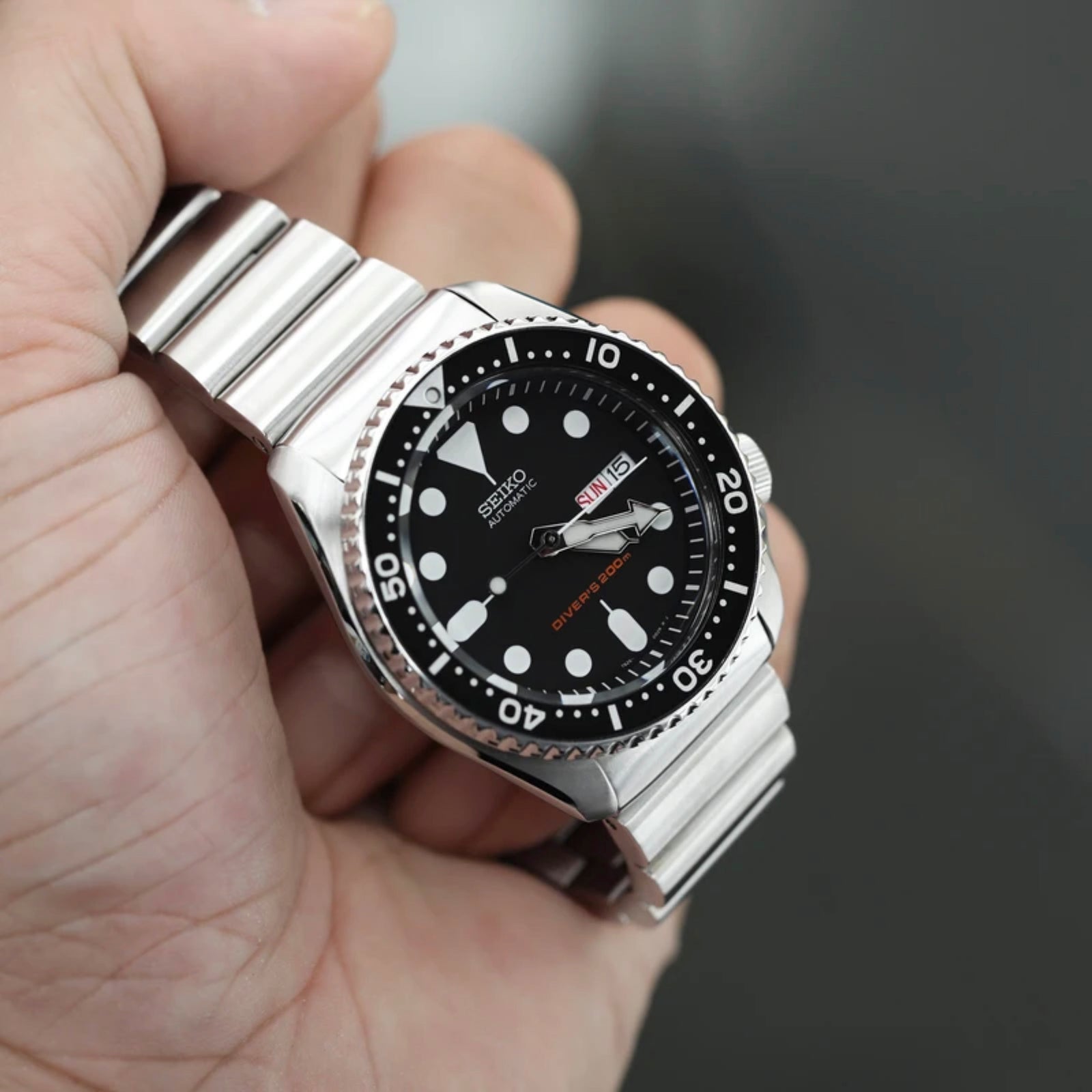22mm Super-O Boyer Stainless Steel Band for Seiko Skx007 22mm Super-O Boyer Stainless Steel Band for Seiko Skx007