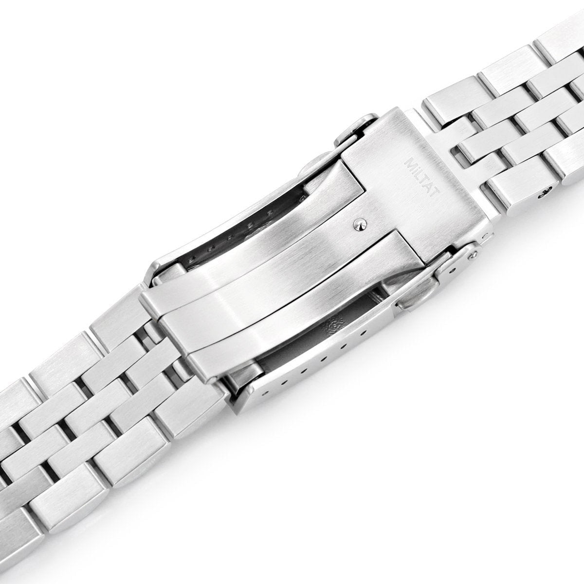 Cinturino Angus-J Louis JUB 20mm compatibile con Seiko SARB033, acciaio inox 316L bicolore IP oro, chiusura SUB