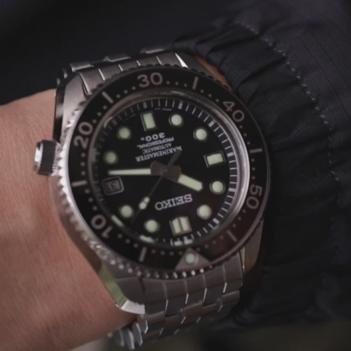 Bracelet Super Engineer II 20mm pour Seiko MM300 Prospex Marinemaster SBDX001 SBDX017 SBDX023, acier inoxydable brossé, fermoir V-Diver