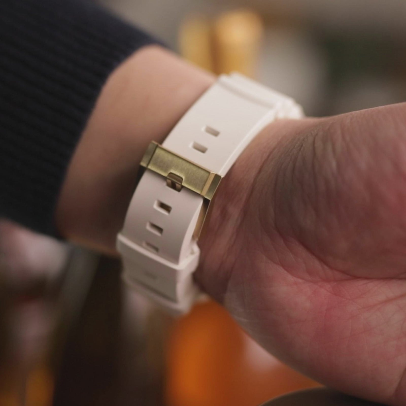 20mm #69 アルミニウムブロンズ キュービックバックル 5mm タング ウォッチストラップ用