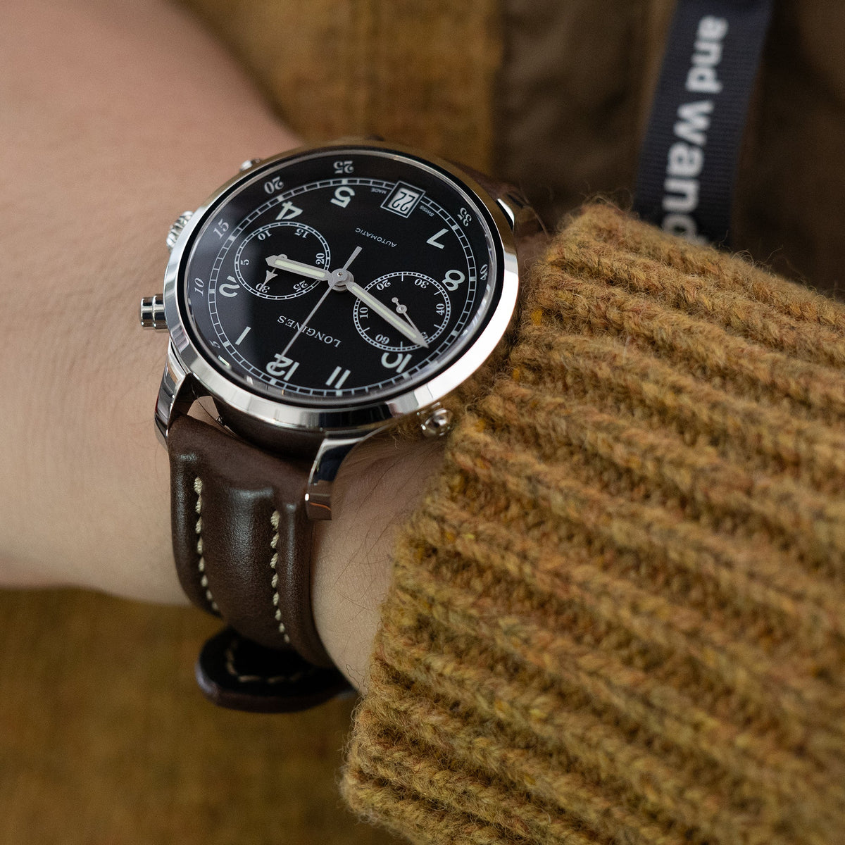 Longines Heritage Military 1938 Chronograph L2.790.4.53.3 Strapcode watch bands