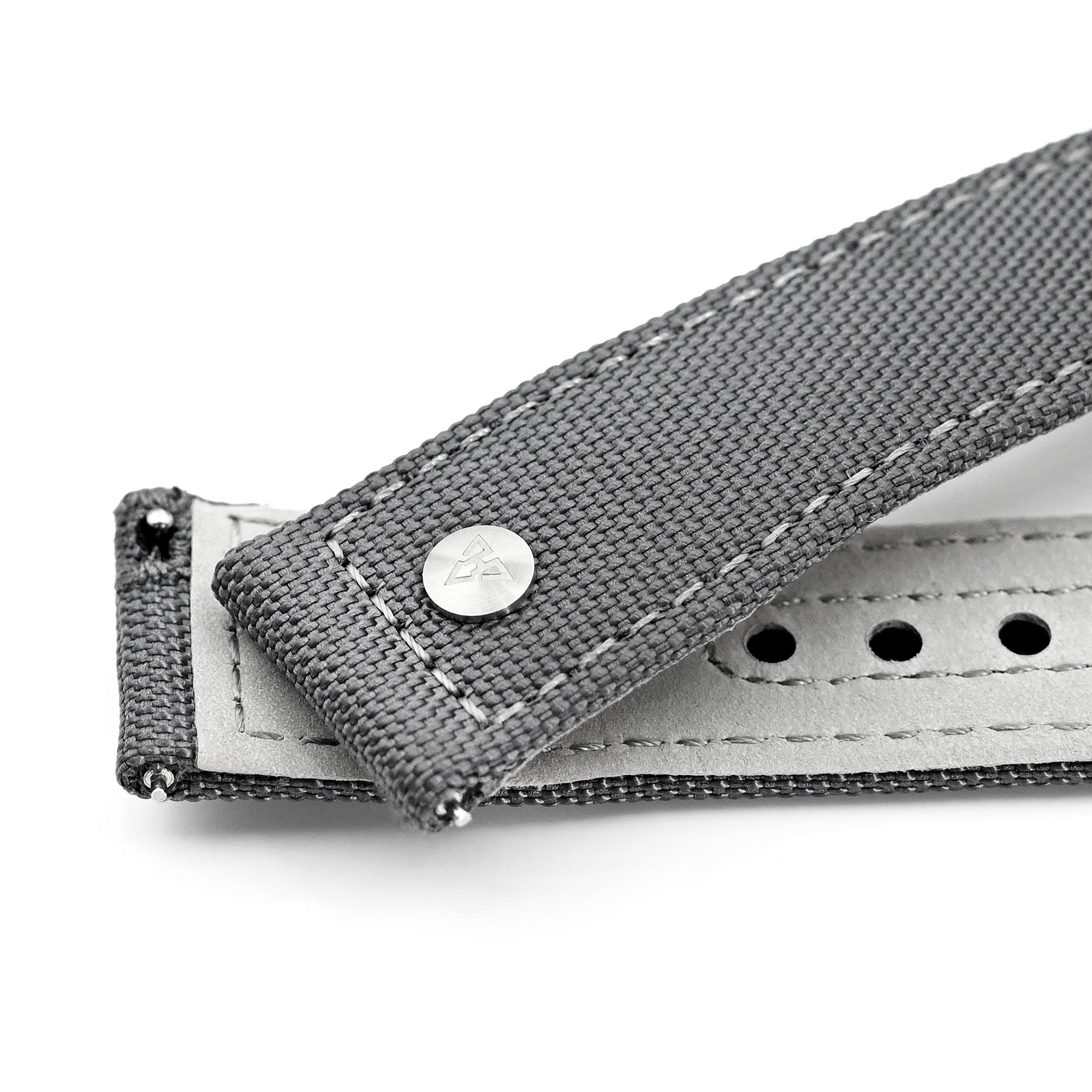 The AAF Parkerized Grey Strap by HAVESTON Straps | 20mm Strapcode watch bands