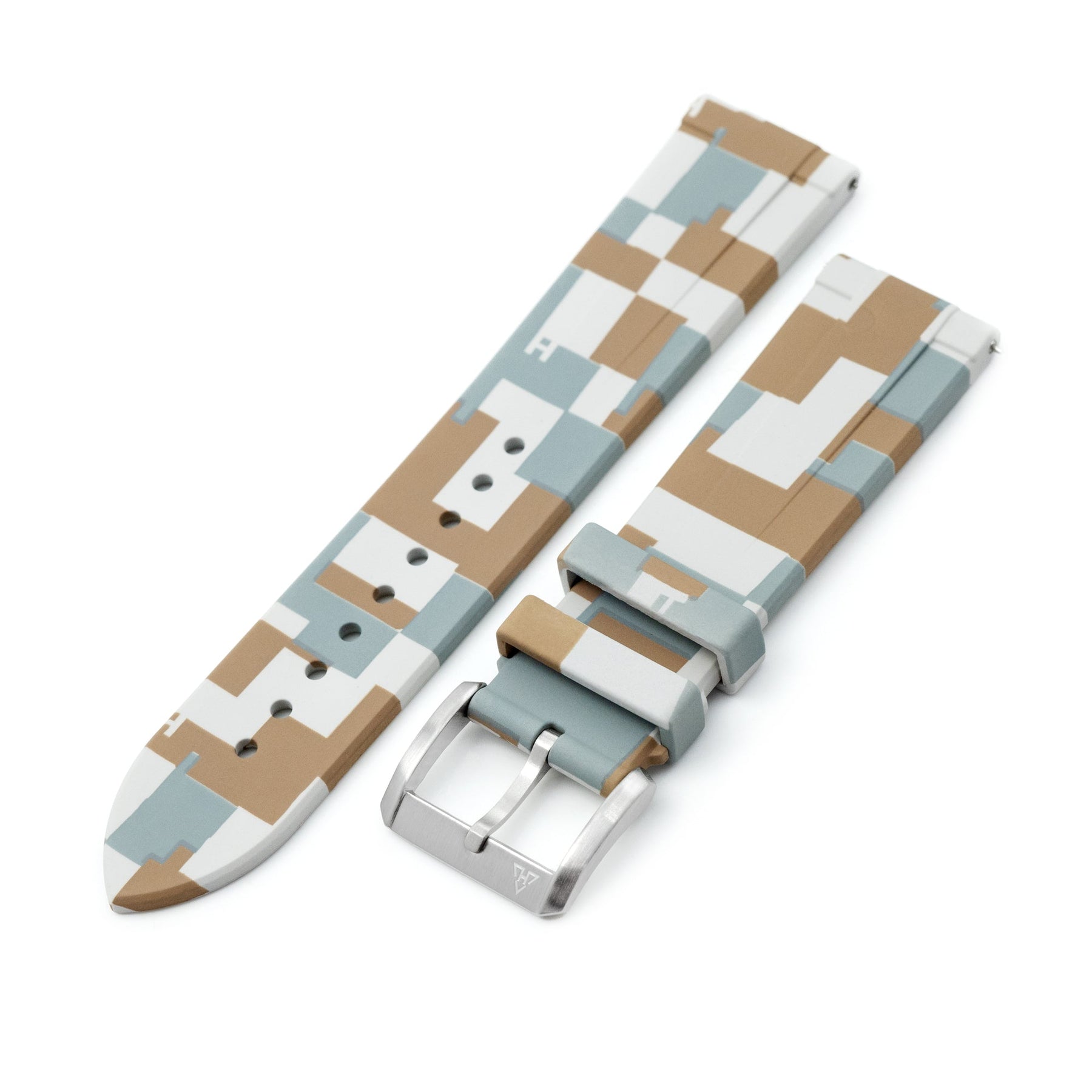 BR-82 FKM Rubber Straps by HAVESTON Quick Release Digital Camouflage ...