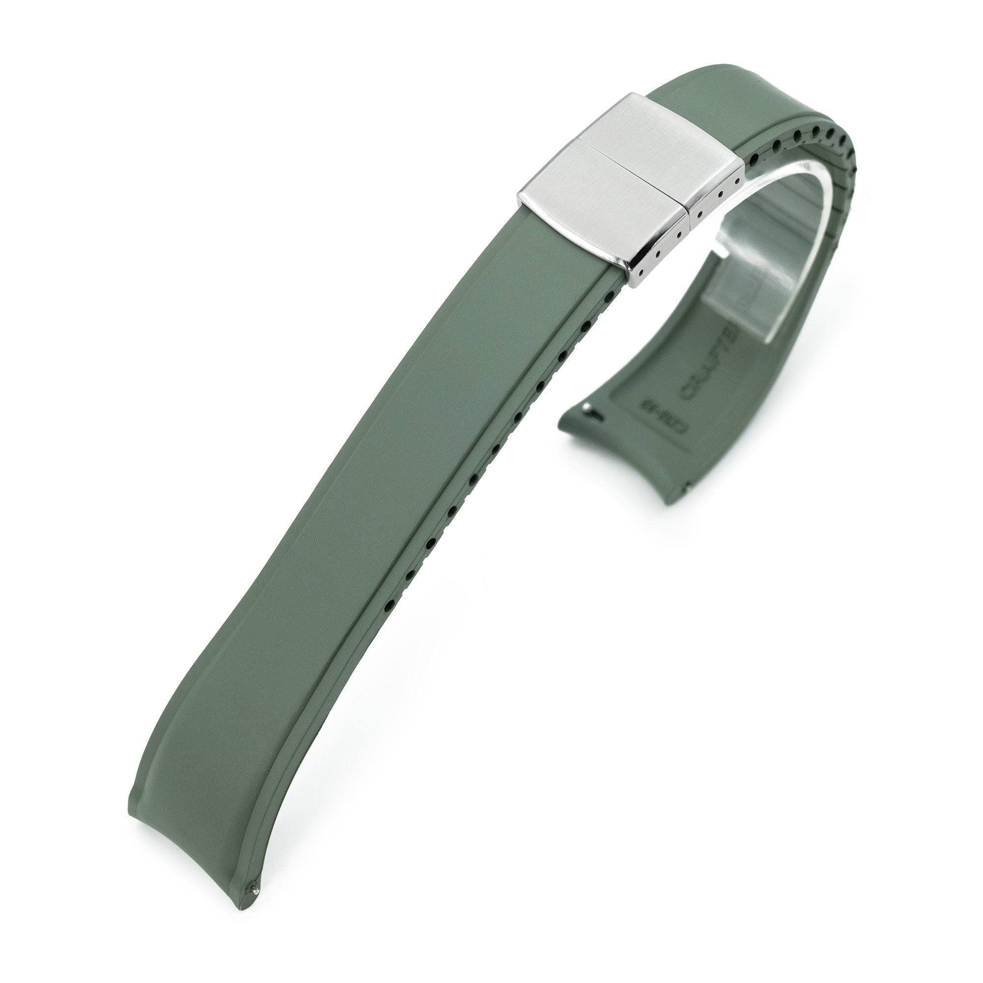 Strapcode Crafter Blue CX03 Universal FKM Rubber Strap 20mm 22mm