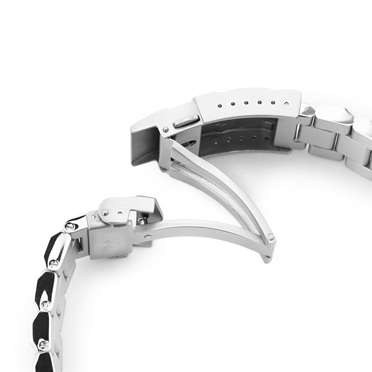 meer meer. メーア STRAP STRIGHT ALLINONE Seiko MM300 Marinermaster Curved End Replacement Bands