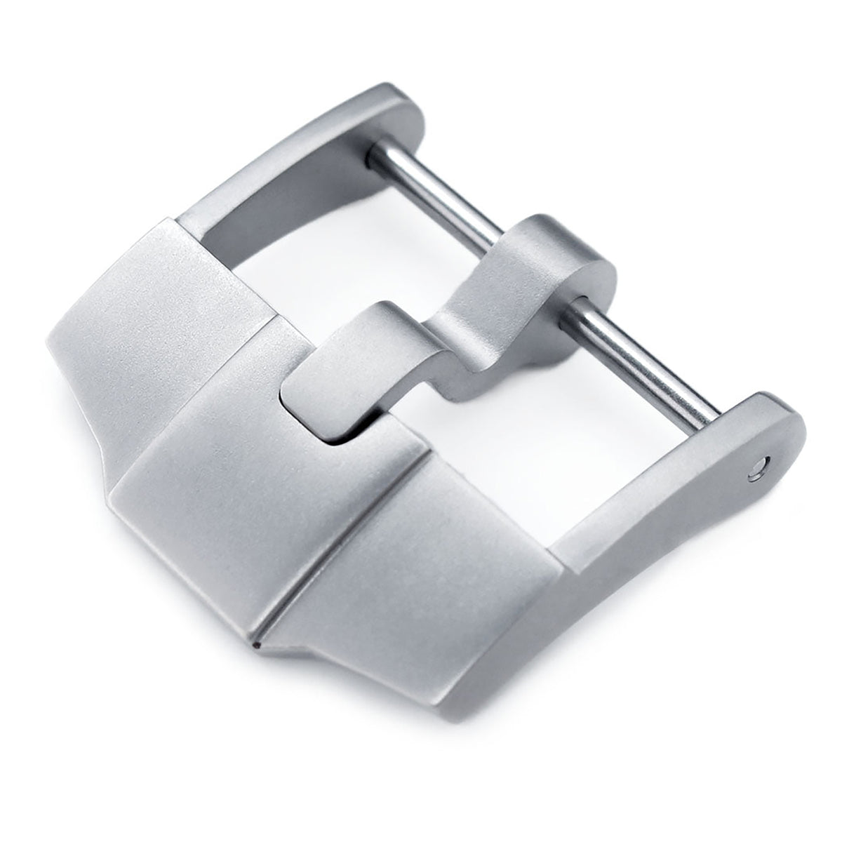 20mm oder 22mm Hochwertige 316L Edelstahl Schraubverschluss 4mm Zungenbuckle, sandgestrahlte Oberfläche 