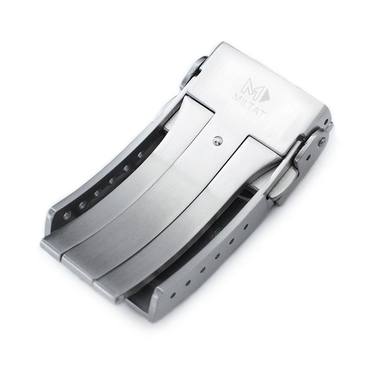 Cierre SUB Diver de acero inoxidable 316L macizo de 18mm o 20mm, doble seguro, control por botón, pulido y cepillado