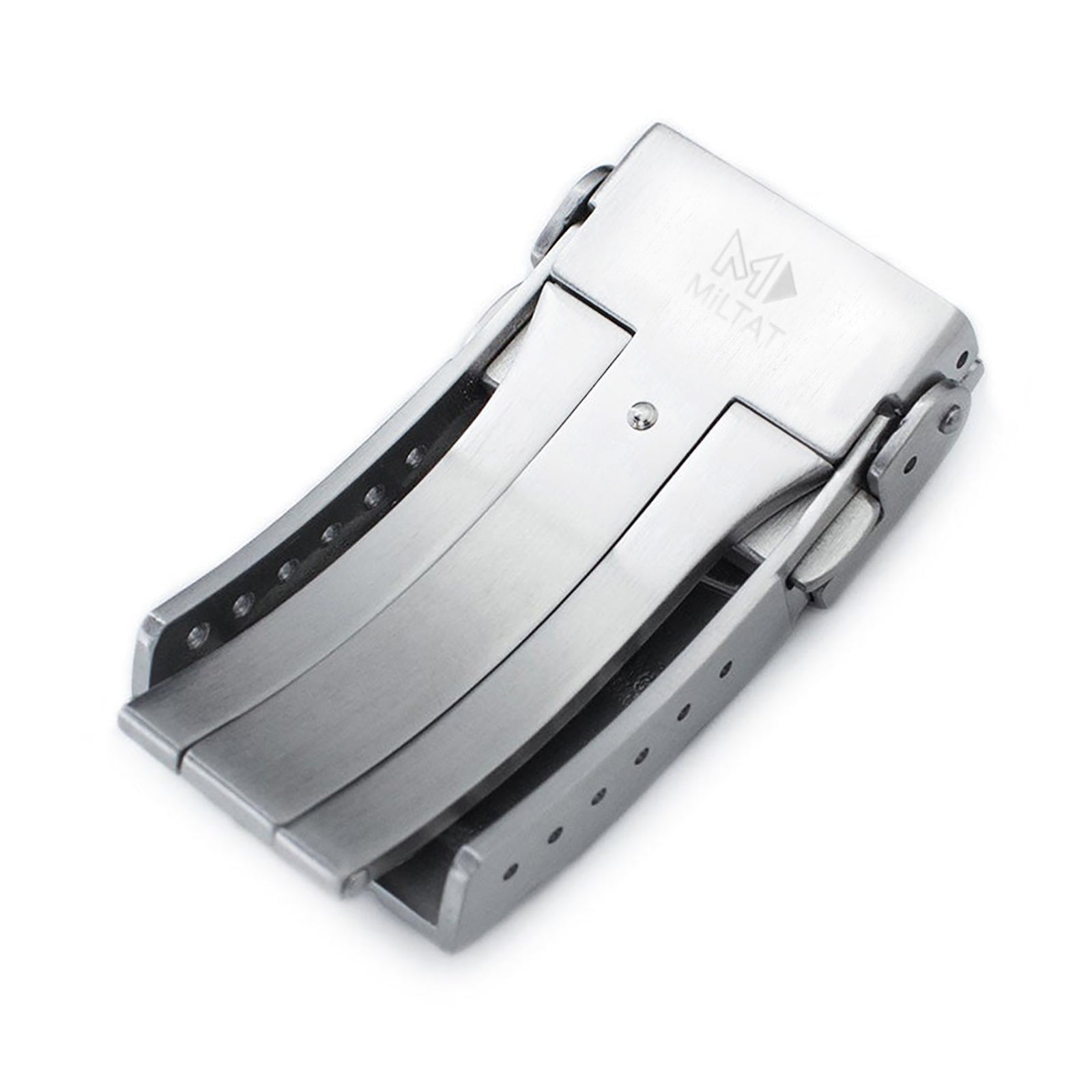 Cierre SUB Diver de acero inoxidable 316L macizo de 18mm o 20mm, doble seguro, control por botón, pulido y cepillado