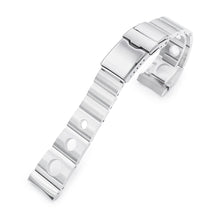 Bracelet Rollball 20mm version II pour Omega Seamaster 42mm, acier inoxydable 316L brossé, fermoir de plongeur à barrettes