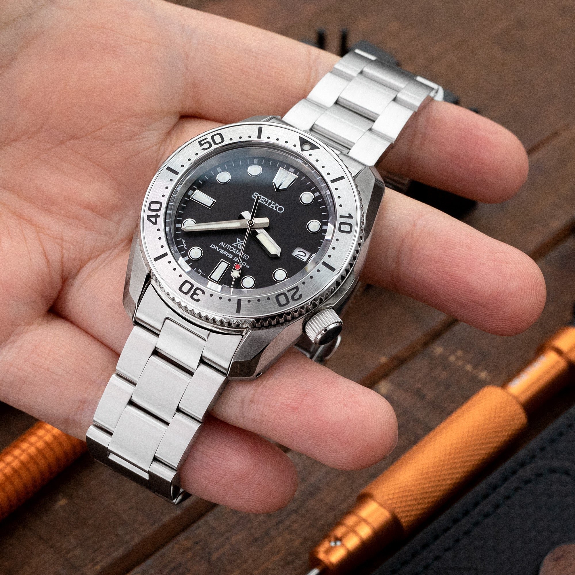 Seiko Prospex Automatic 1968 Diver Baby Marinemaster SPB185 Strapcode Watch Bands