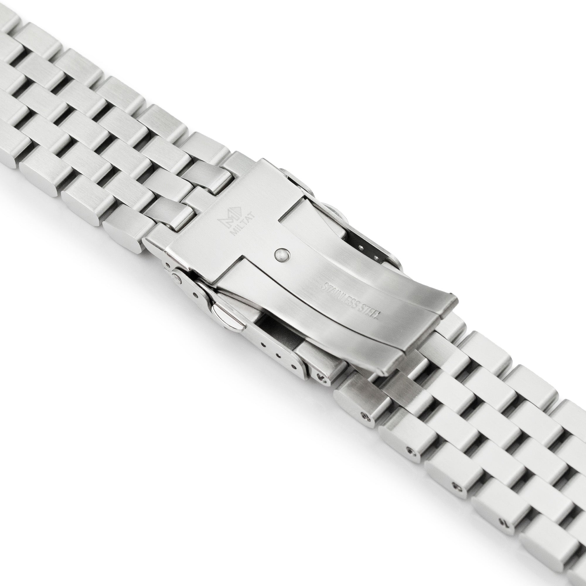 20mm Super Engineer II Uhrenarmband für Seiko Sumo SBDC001 SBDC031 SBDC081, Edelstahl - Gebürstet, Taucherverschluss 