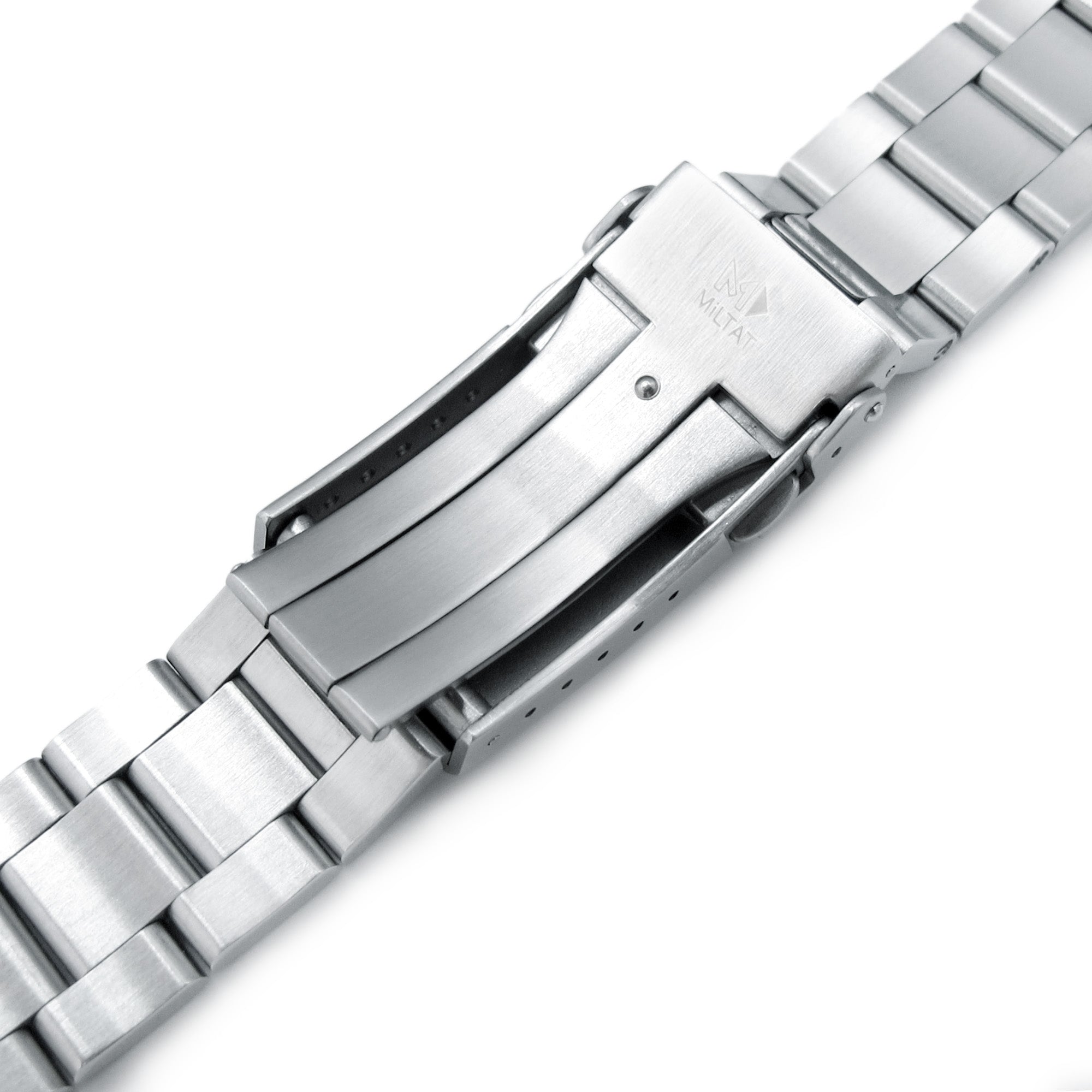 22 mm Super-O Boyer Watch Band compatibile con Orient Triton, 316L in acciaio inossidabile lucidato e spazzolato