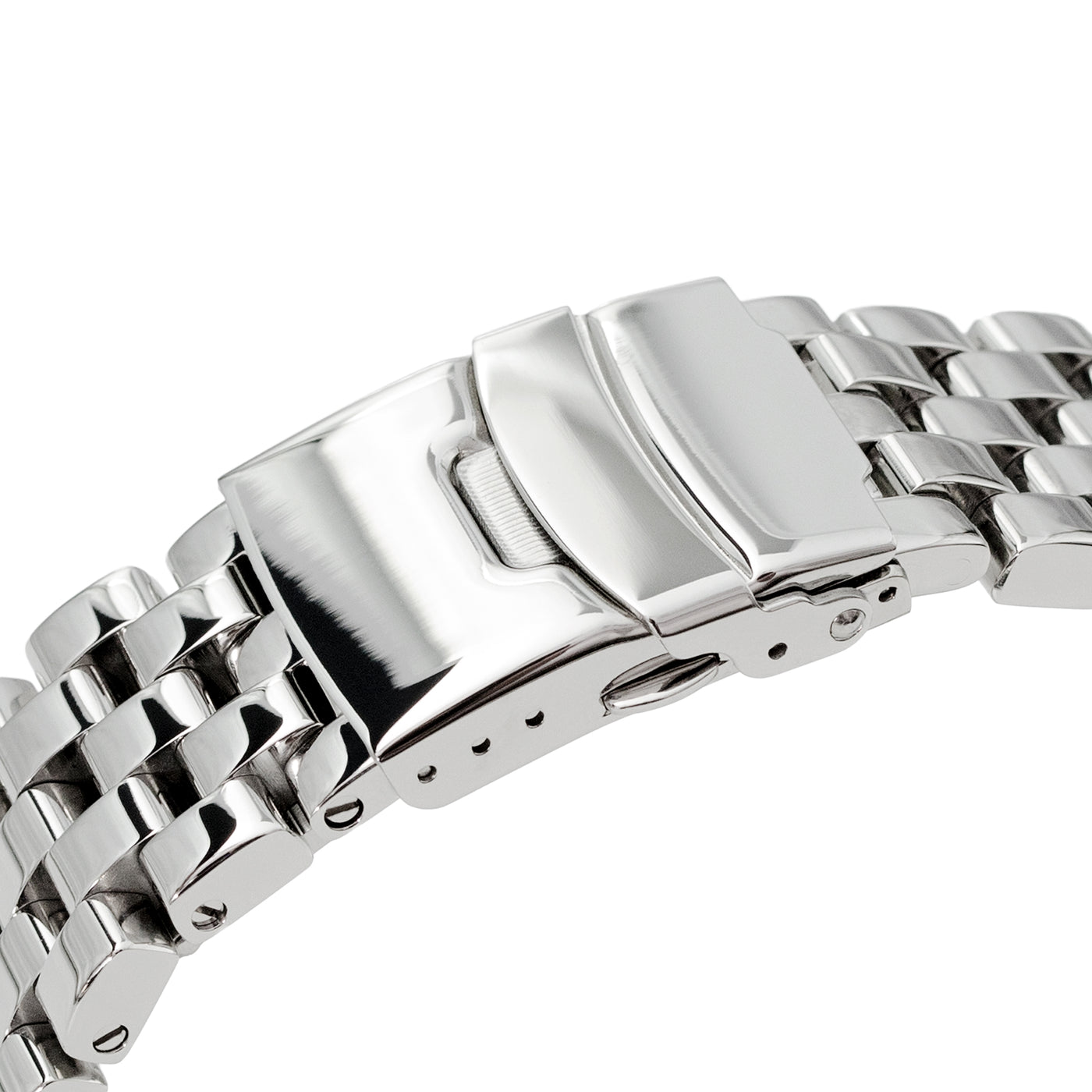 Super Engineer I Polished Stainless Steel Watch Bracelet | StrapCode
