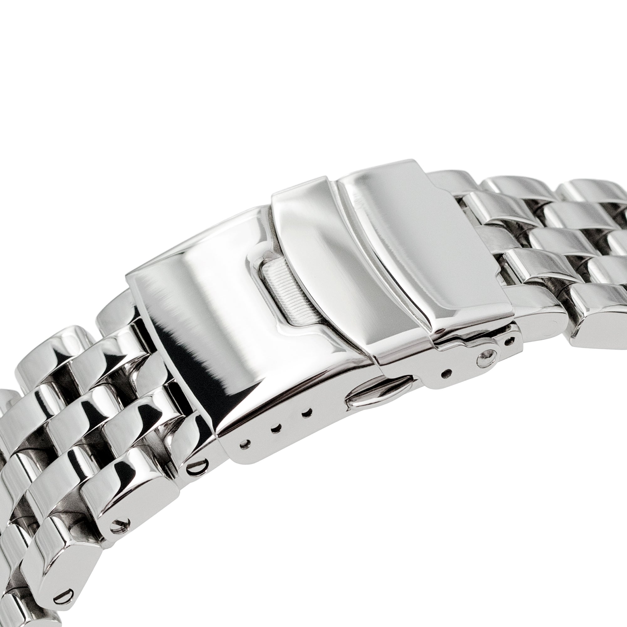 Polished Watch Band Straight End, Super Engineer I 316L Stainless Steel