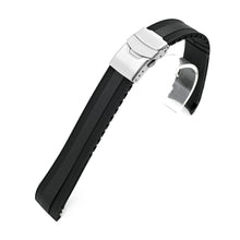21mm StrapXPro - Black SMX02A Rubber Strap compatible with Seiko Speedtimer SSC911 Series Strapcode watch bands
